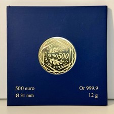 Pièce 500 Euros or 2010