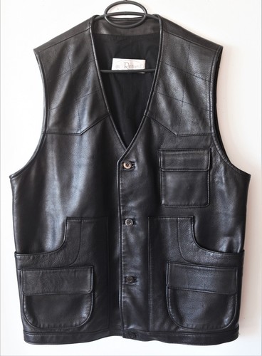 Blouson sans manche - en, cuir