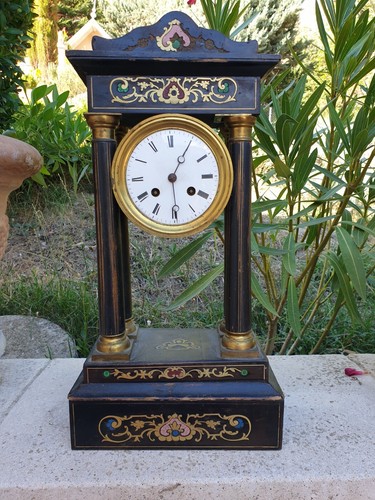 Elegante pendule portique - pendule,