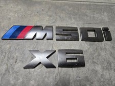 BMW X6 M50i hatch emblem nameplate