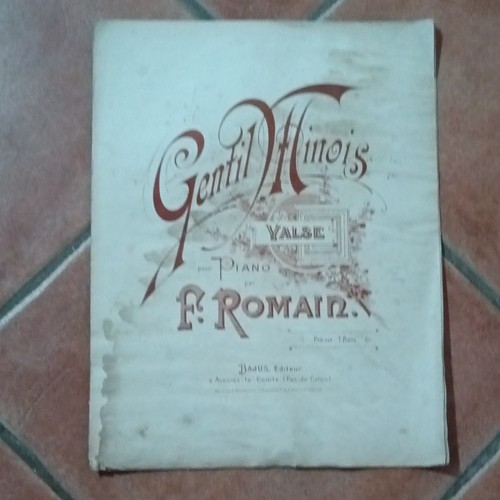 Bailly partition ancienne - partition,