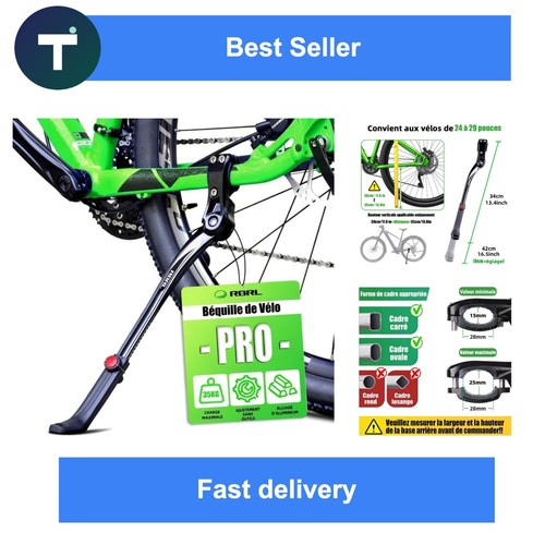Rbrl béquille vélo - béquille,