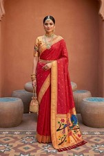 Sari Designer Indien Soie