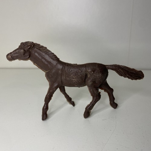 Figurine cheval marron - figurine, en