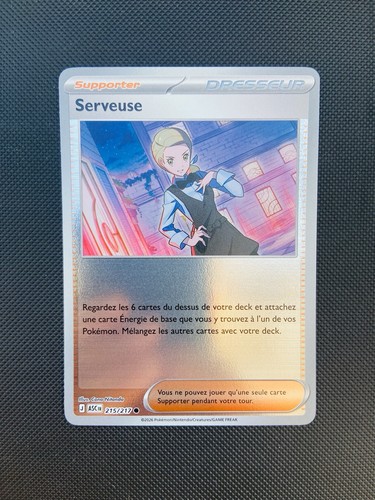 Carte pokémon serveuse - carte,
