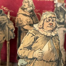 10 FIGURINES DE PAPIER PRÈTRE