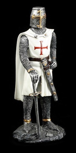 Templier soutenu par épée - Épée,
