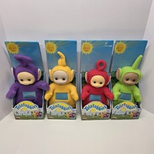 Vintage 1998 Teletubbies Plush Doll Set of 4 – Tinky Winky, Laa-Laa, Po & Dipsy