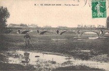 CPA/DEP 71/CHALON ON SAONE BRIDGE DU MUST BED 