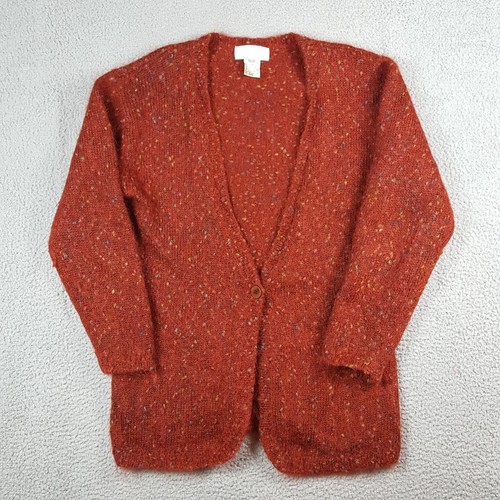 Vintage mohair fuzzy button - vintage,