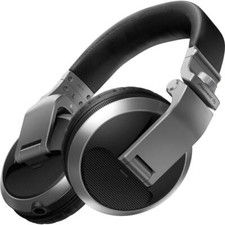 Pioneer DJ HDJ-X5-S Over Ear DJ Headphones, Silver -OPEN BOX- (Used)
