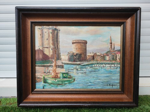 Charmante peinture vintage sur
