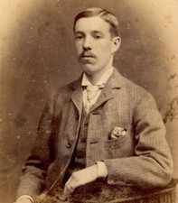 Mc Gregor King St Kilmarnock CDV Carte De Visite gentleman Victorian 50 fashion