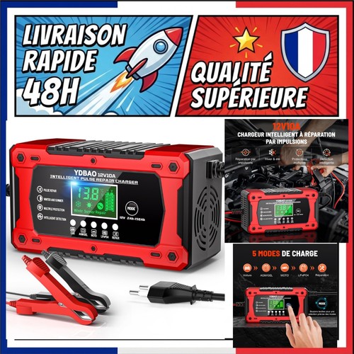 Chargeur batterie voiture moto