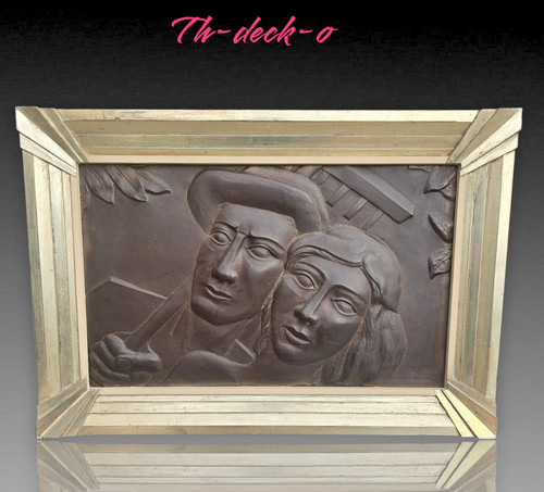Russie ussr plaque bas - plaque, relief