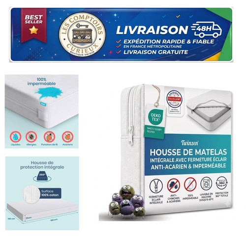Twinzen housse matelas - housse, de