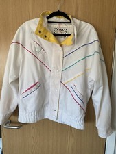 Otello Pelle Retro Jacket White Size Large