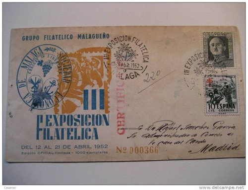 Malaga 1952 exp - malaga,