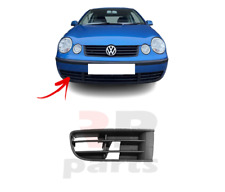 POUR VW POLO (9N) 2001 - 2005 CACHE ANTIBROUILLARD PARE CHOC AVANT NOIR DROIT...