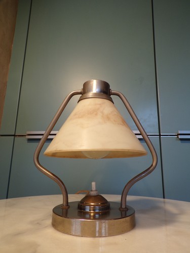Lampe 1930 métal - lampe, 1930-métal