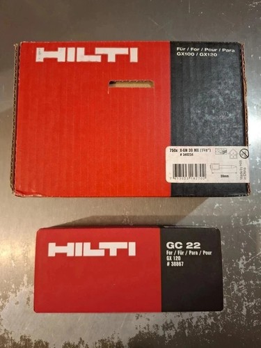 750 clous hilti 39mx - 750, x-gn