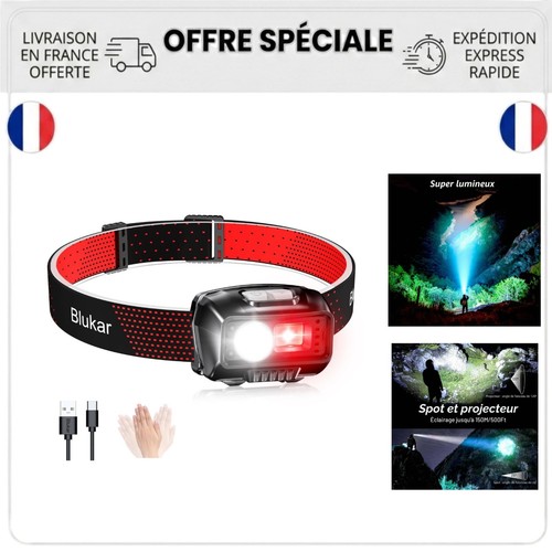 Lampe frontale rechargeable