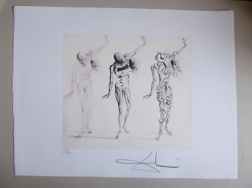 Lithographie salvador dali - salvador,