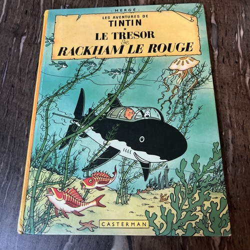 Vintage herge tintin tresor - vintage, le