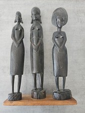 Lot de 3 grandes statuettes