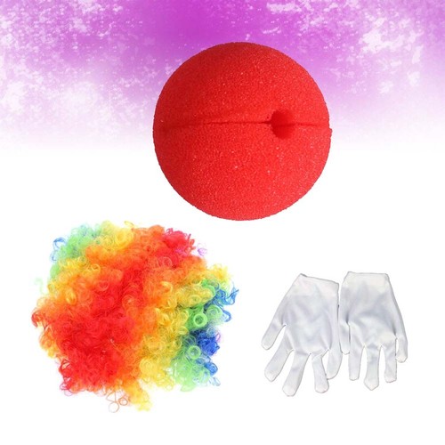 3pcs clown costume set - 3pcs,