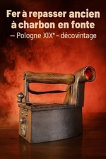 Fer à repasser ancien à