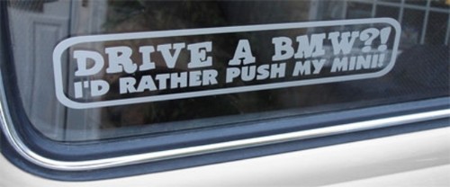 Disque bmw i d rather - bmw, i'd