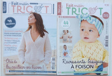 2 Revues Fait main Tricot Hors-série Layette 2021 + n°32 2020 - Bon état