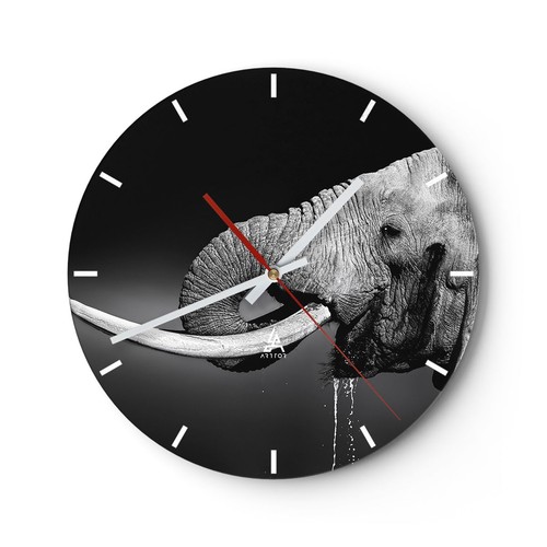 Horloge murale verre - horloge,
