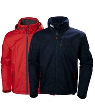 Mens Waterproof Sailing Helly Hansen Mid Layer - Navy Blue, Red & Black Jacket
