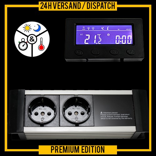 Thermostat horloge alarme - thermostat,