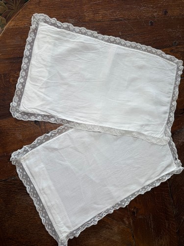 Textile ancien 2 petites - -,