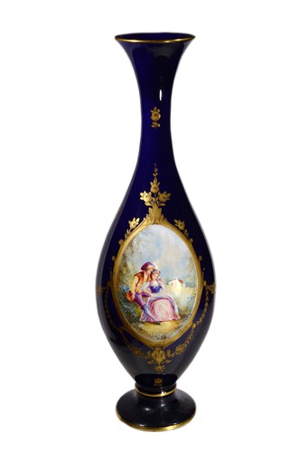 Vase bleu cobalt de - bleu,