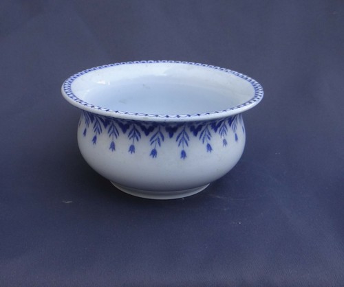 Ancien pot confiture bleu jam - ancien,