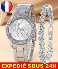 ✅ Montre Quartz Femme GENEVA