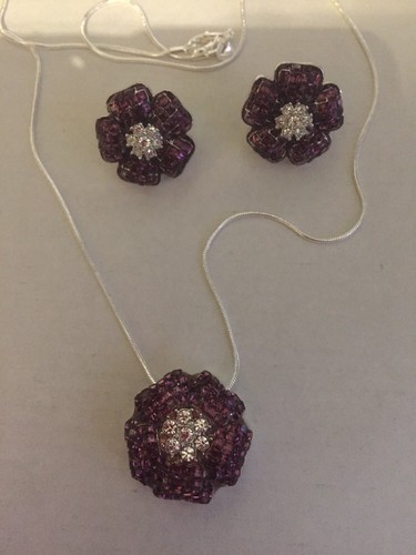 Parure bijou boucle oreille - parure,