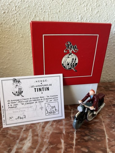 Pixi figurine tintin moto - pixi,