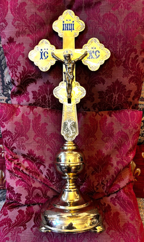 Grande croix autel orthodoxe - d'autel,