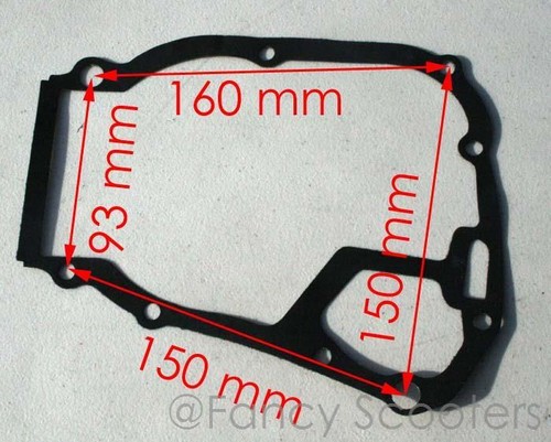Right crankcase gasket - right,