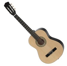 Guitare 3/4 Classique Acoustique Concert Pour Gaucher Debutants 6 Cordes Nylon