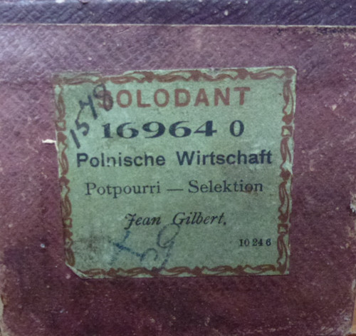 Pianola roll hupfeld note - pianola, 73