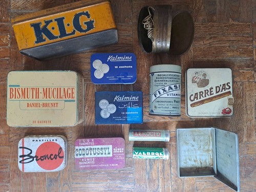 Lot anciennes boîtes - lot, 12