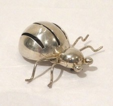 Broche vintage araignée 5x6cm en argent 925, artisanat mexicain