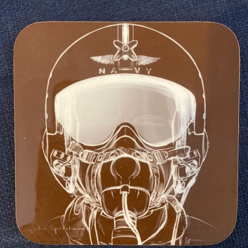 Sous bock casque pilote - sous,