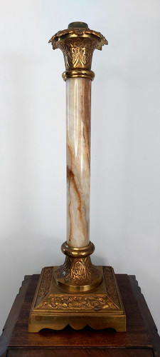 Grand pied lampe pétrole - pied,